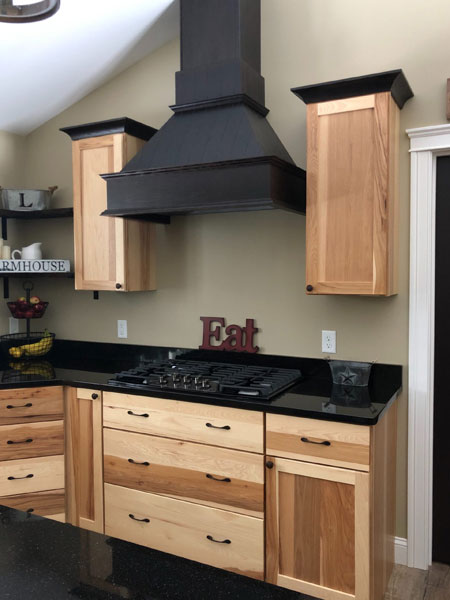Natural Wood Farmhouse Kitchen in Ellsworth, ME