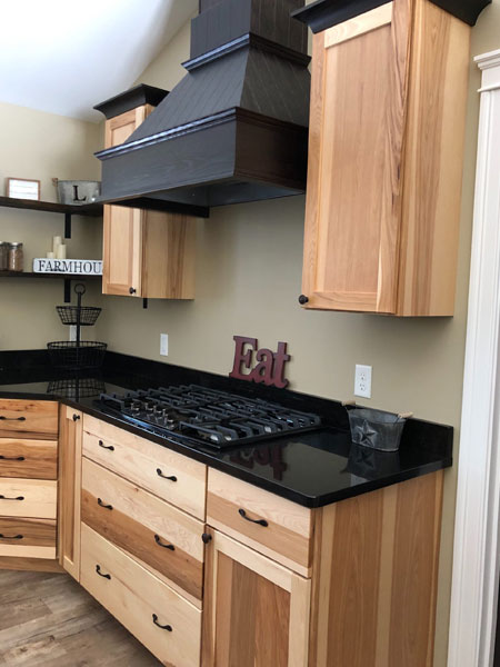 Natural Wood Farmhouse Kitchen in Ellsworth, ME