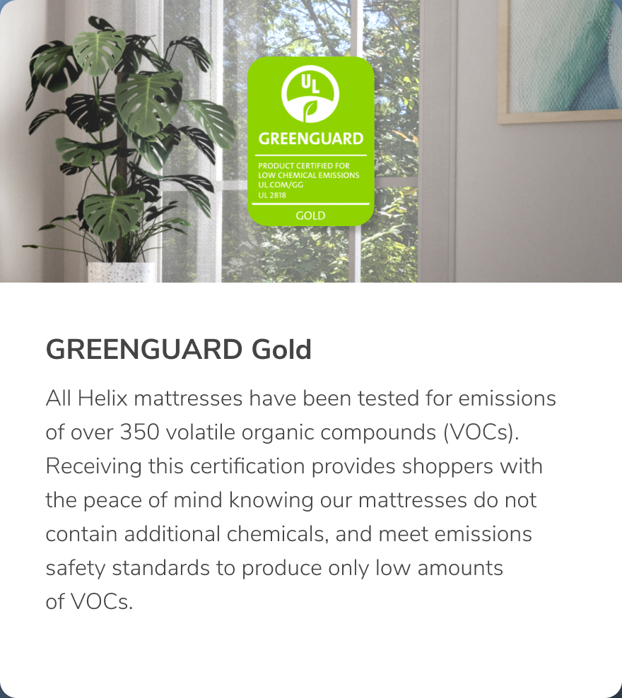 GREENGUARD Gold Certified