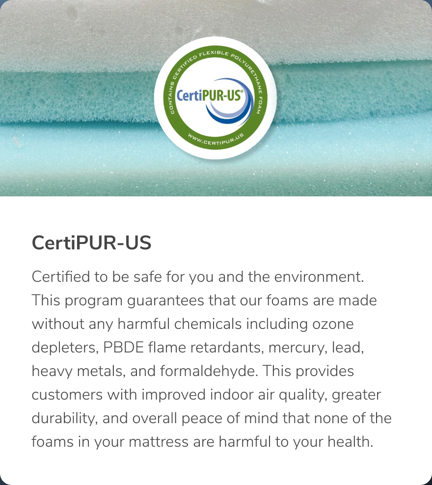 CertiPUR-US Certified