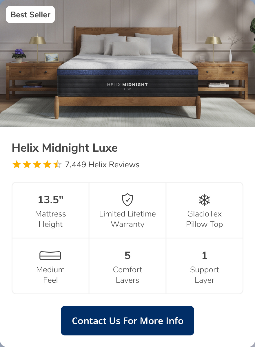 Helix Midnight Luxe, Best Seller