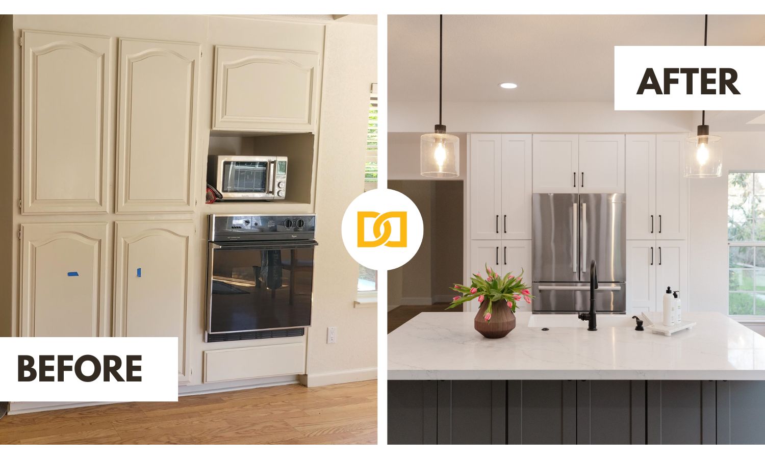 Before and After Kitchen 2