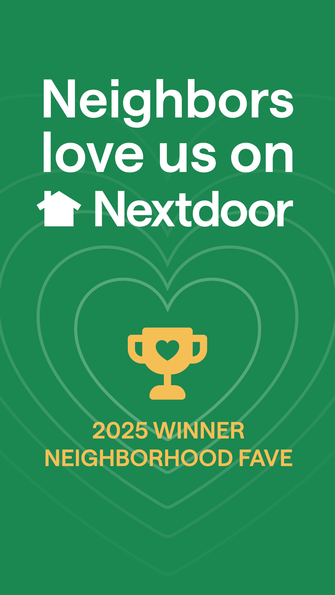 Nextdoor 2025 Winner Neighborhood Fave