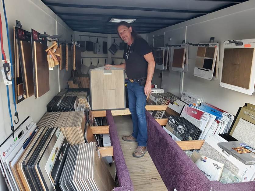Mobile Showroom | Douthat Flooring