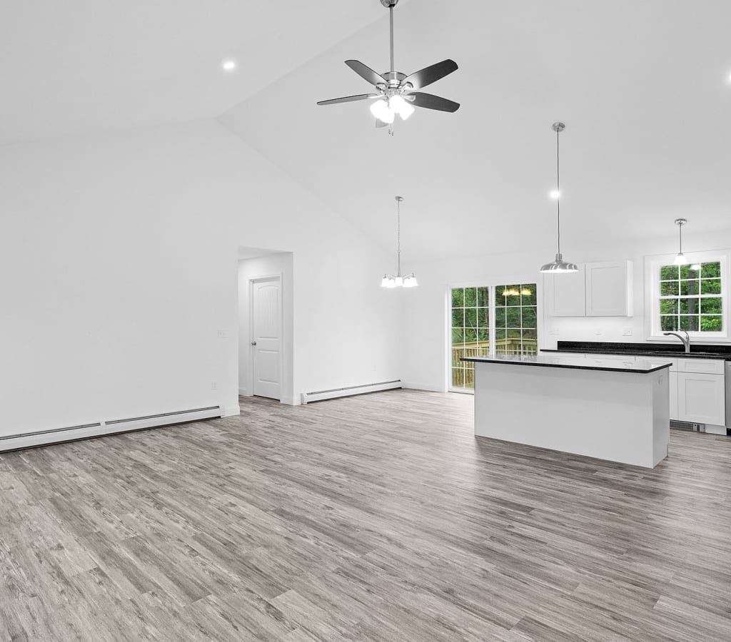 Premium hardwood flooring in a Scottsdale, AZ home remode