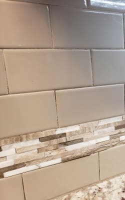 Glass tile flooring in Port Arthur, TX from Lone Star Flooring