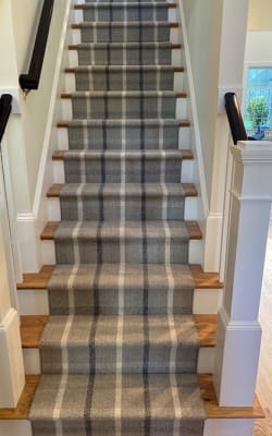 Stairs and runners flooring in Wayland, MA from Flooring Carousel