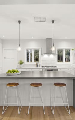 Kitchen and bath flooring in Tahoma, CA from South Lake Tile & Stone