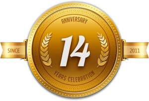 Celebrating 14 years in business, since 2011!