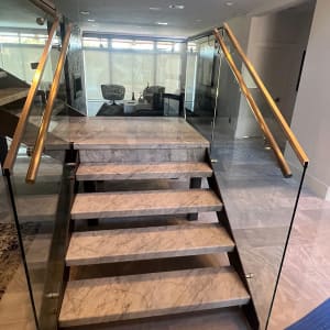 Marble stairs  in Fulshear, TX