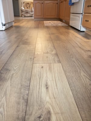 Residential flooring installation