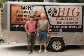 Big carpet install