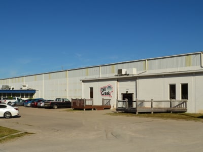 Mill Creek Lumber showroom in South May Av.