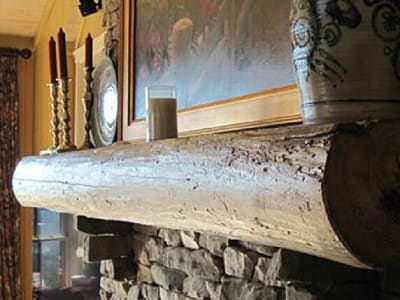 Mantles and beams from Munday Hardwoods, Inc