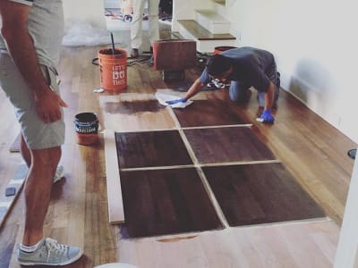 Hardwood refinishing from The Finishing Touch Floors, Inc.