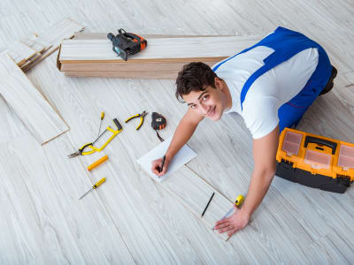 Flooring installation from Mark's Floors