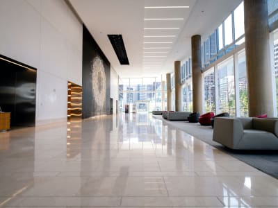 Commercial installation from Paramount Rug Company
