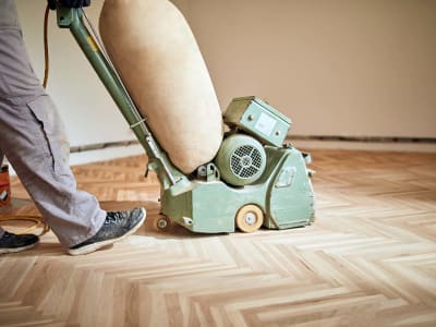 Wood floor staining in North Bethesda, MD