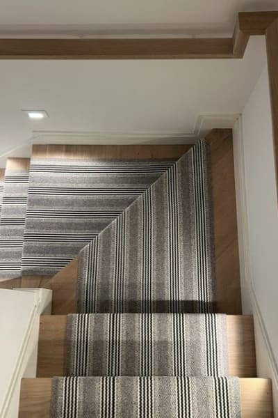 Stair runner gallery from Laigle Floor Covering & Design 