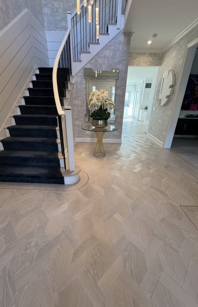 Parquet flooring from Sota Floors located in New York, NY