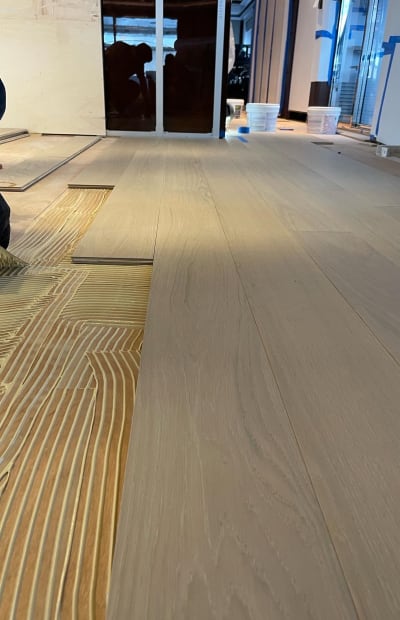 Work in progress from Sota Floors located in Brooklyn, NY