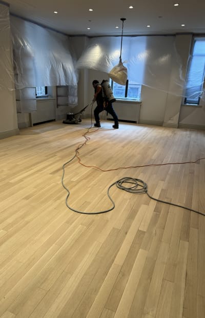 Work in progress from Sota Floors located in New York, NY