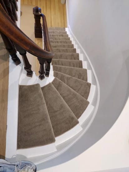 Stairs by B & D House Of Carpets in Bedford, MA