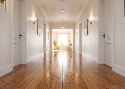 Hardwood flooring in Monroe, CT from Red Baron Carpet