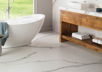 Shop for natural stone tile flooring in 