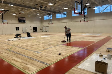 Services from New England Sports Floors in New England