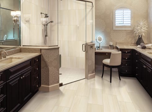 Ceramic tile flooring in Zimmerman, MN from Lefebvre's Carpet, LLC