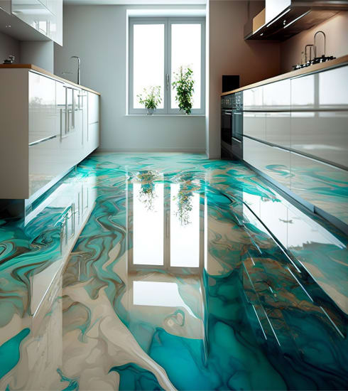 Epoxy floors in Rochester, MN from Eddie's Flooring