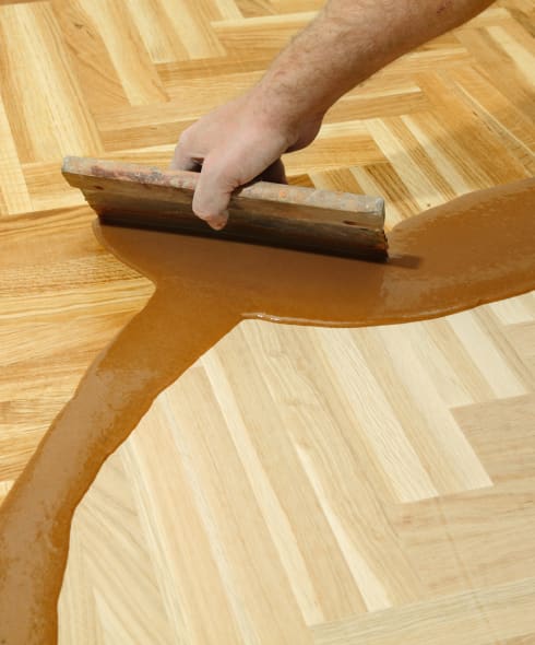 Hardwood refinishing in Chapel Hill, NC from Bruce's Carpets