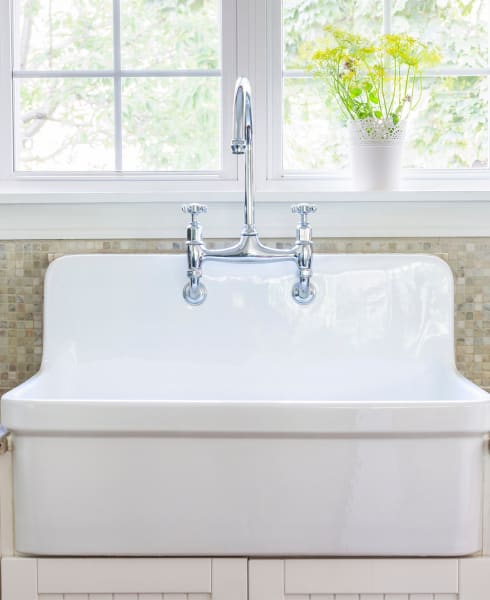 Backsplashes available in  from One on One Flooring and Design