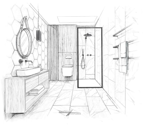 Sharon's Bathroom available in Ottawa, ON from Advantage Flooring