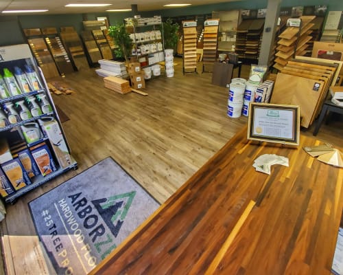 Flooring shop serving the Asheville, NC area