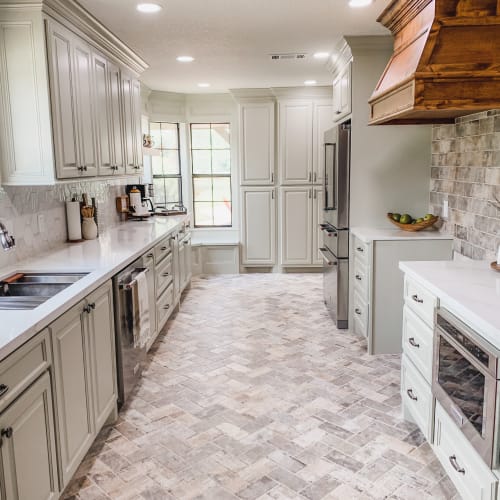 Kitchen projects done near Port Arthur, TX from Odile's Fine Flooring & Design