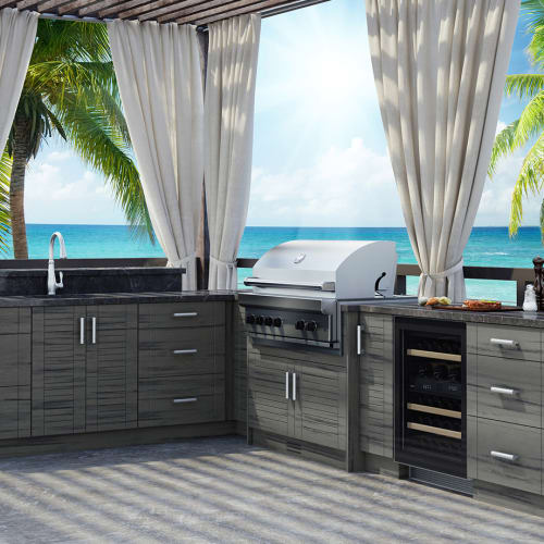 Shop for WeatherStong outdoor cabinets in Navarre Beach, FL from Suncoast Flooring and Design