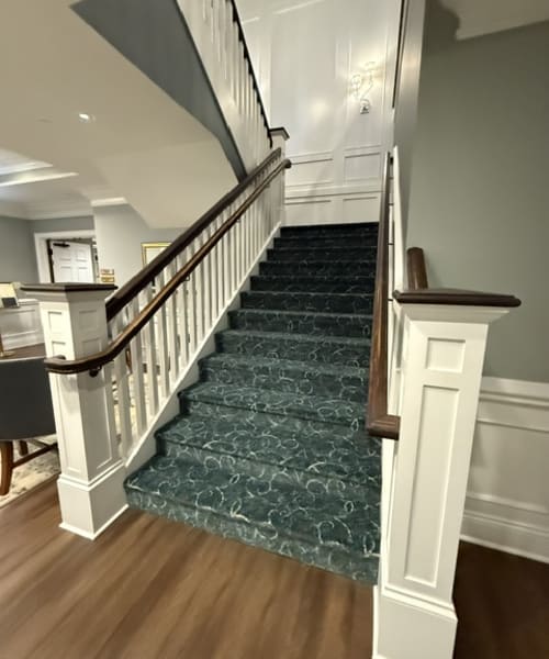 Commerical carpet install
