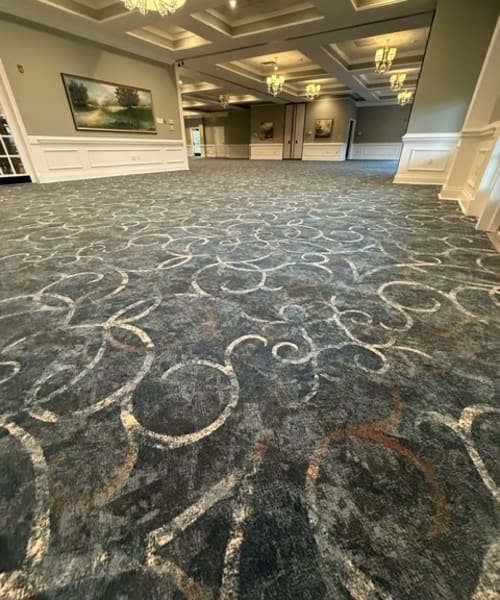 Commerical carpet install