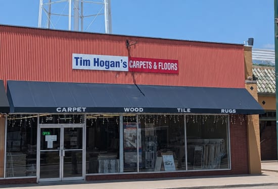 Tim Hogan’s Flooring showroom in Grapevine Texas