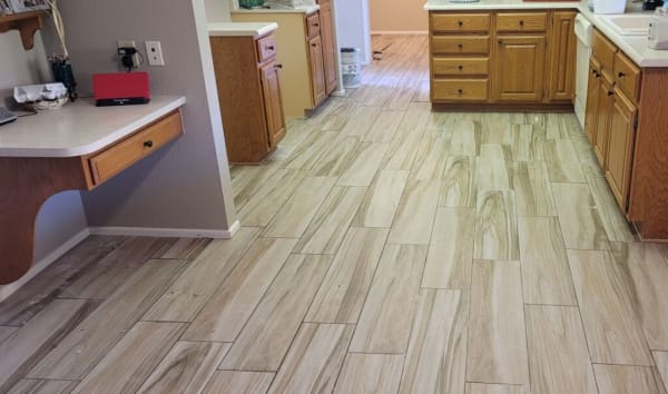 Wood-look tile flooring in Chandler, AZ from Mesa Sales and Supply