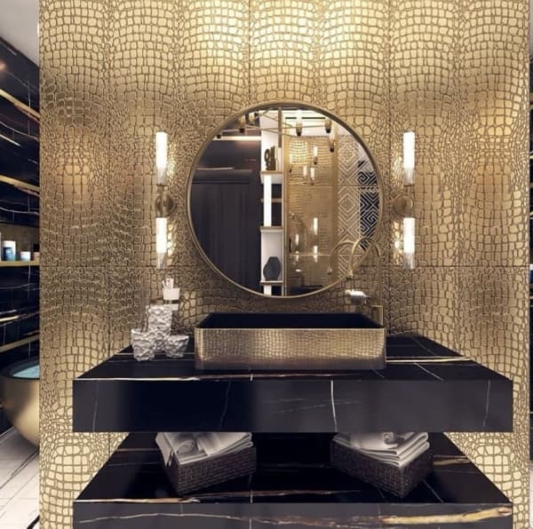 Luxurious and classy bathroom by Hi Neighbor Floor Covering Co in Chatham, ON