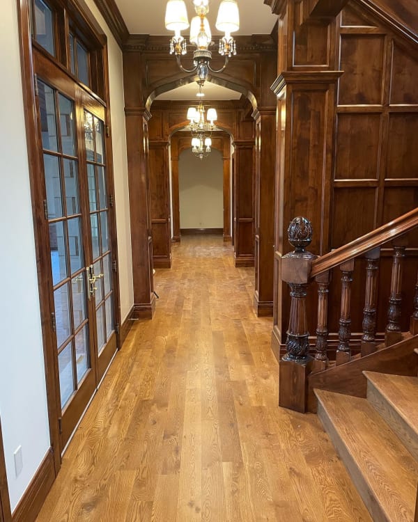 Step into elegance with hardwood flooring from Lemco Flooring Designs in .