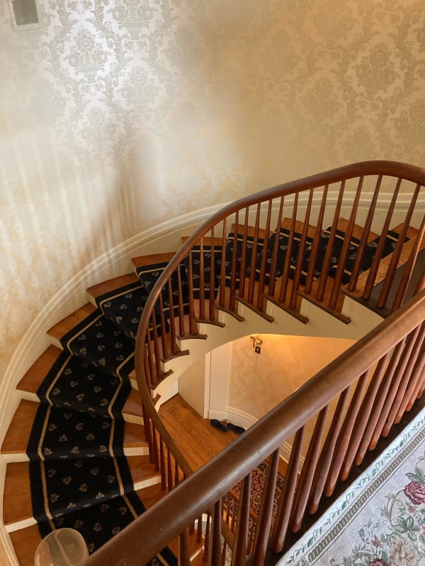 Hardwood Stairs by D.L Richie Paint n' Decorating Center in Greater Pittsburgh.