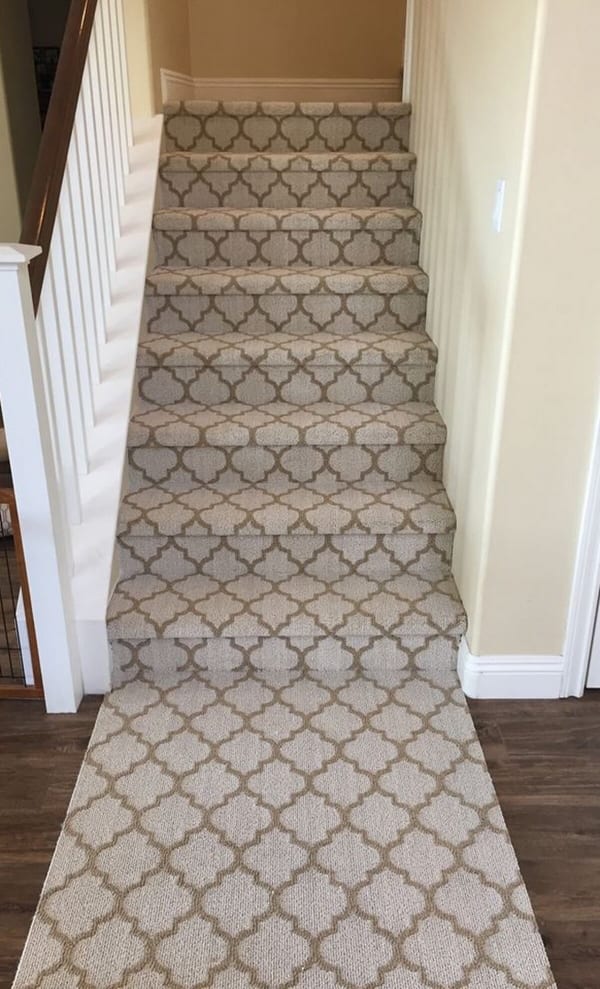 Carpeted stairs in Vista, CA from SavOn Flooring