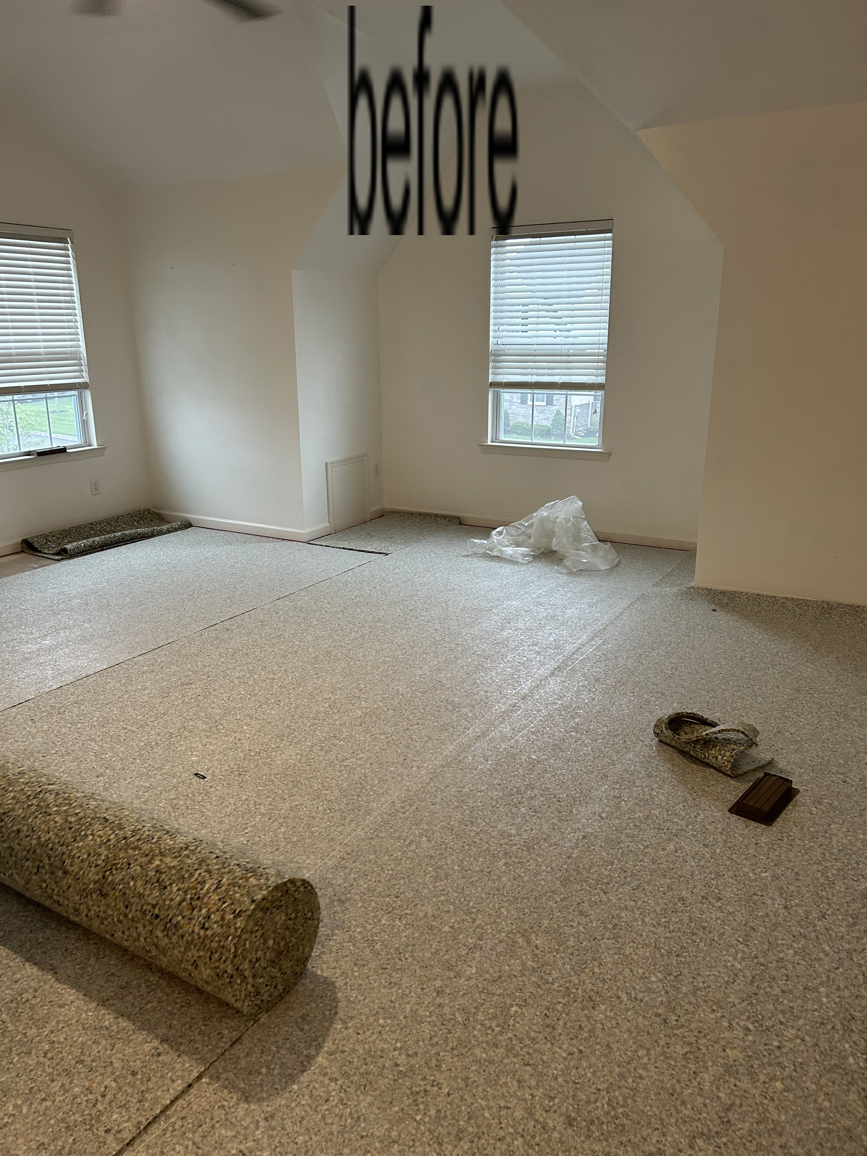 Before and after flooring installations by Roy Lomas Carpets and Hardwoods in Harleysville, PA