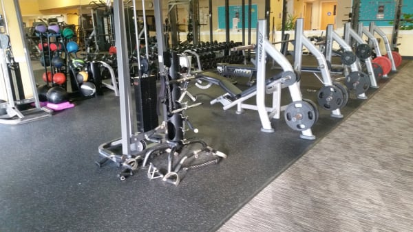 Fitness Center Rubber Flooring2 in Bellefontaine, OH