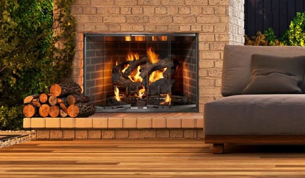 wood burning fireplace OKC