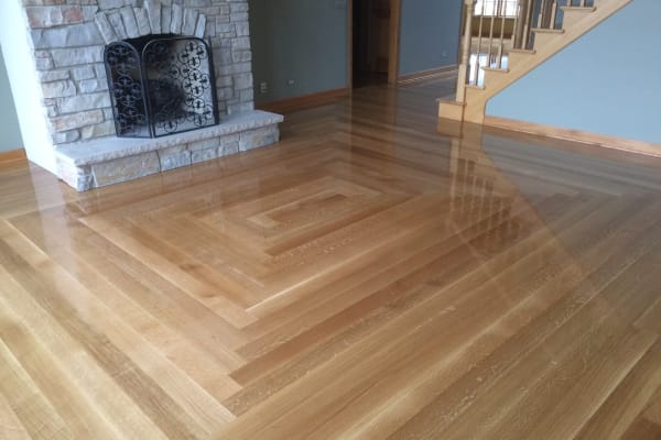 Custom wide plank flooring in Crystal Lake, IL from Ridgefield Industries
